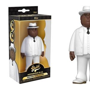 Biggie Smalls  Collectible 2021 Handpicked Funko Gold Premium Vinyl 5" Figure